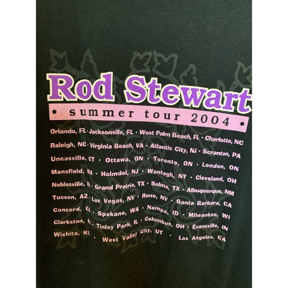 Rod Stewart graphic concert  t , 70s 80s band rock classic - Picture 3 of 5